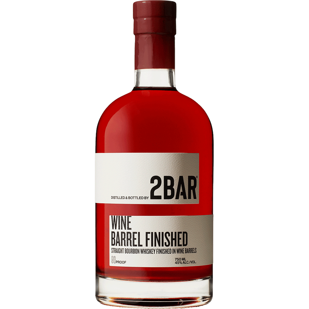 2Bar Wine Barrel Finished Straight Bourbon Whiskey