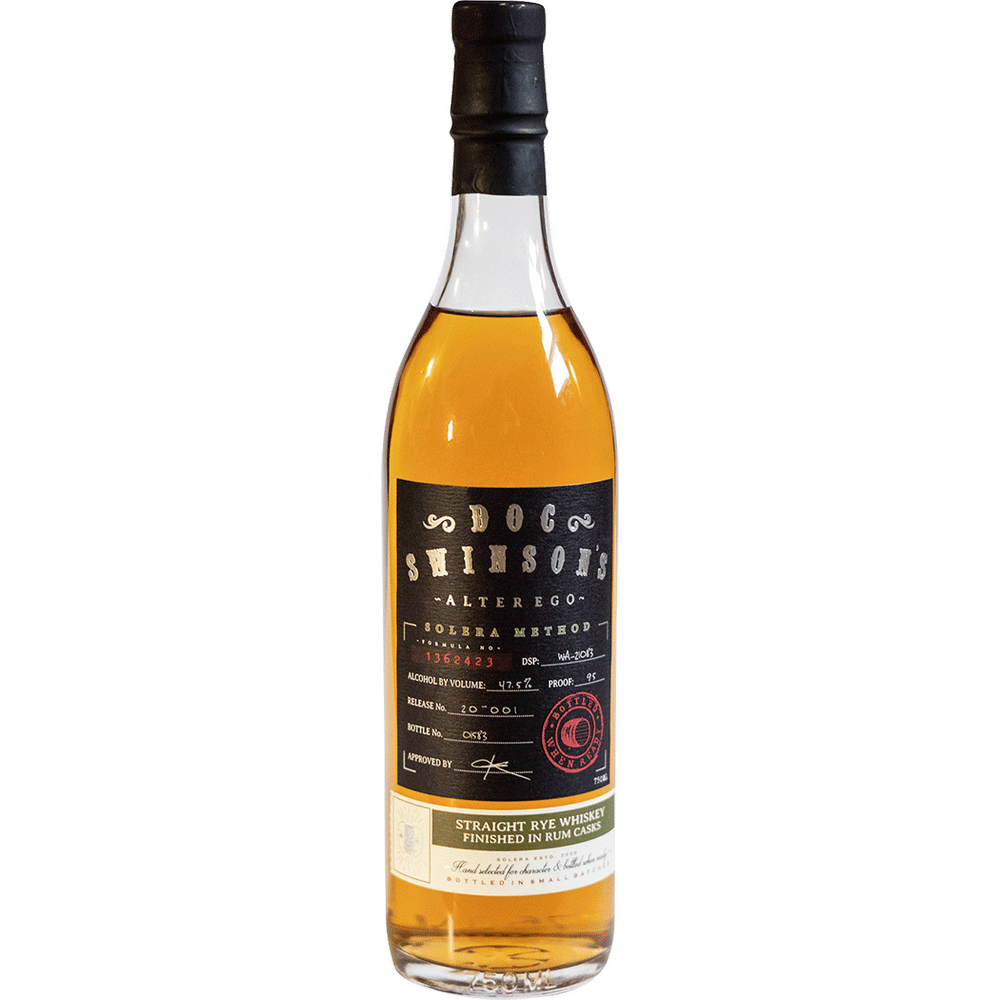 Doc Swinson's Alter Ego Solera Aged Rye Whiskey