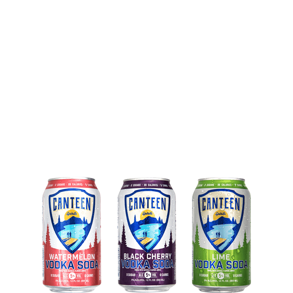 Canteen Variety Pack Vodka Soda