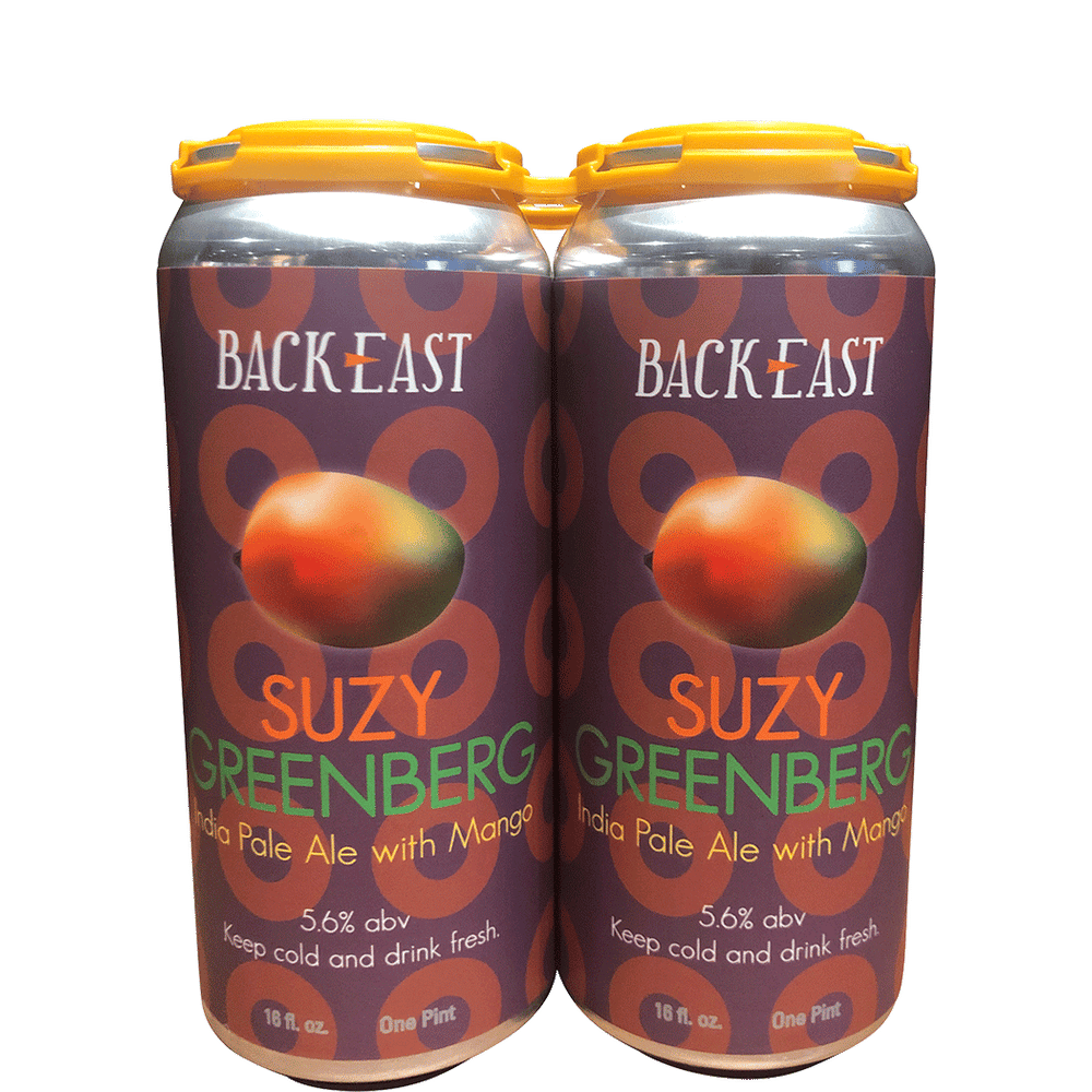 Back East Suzy Greenberg Mango IPA