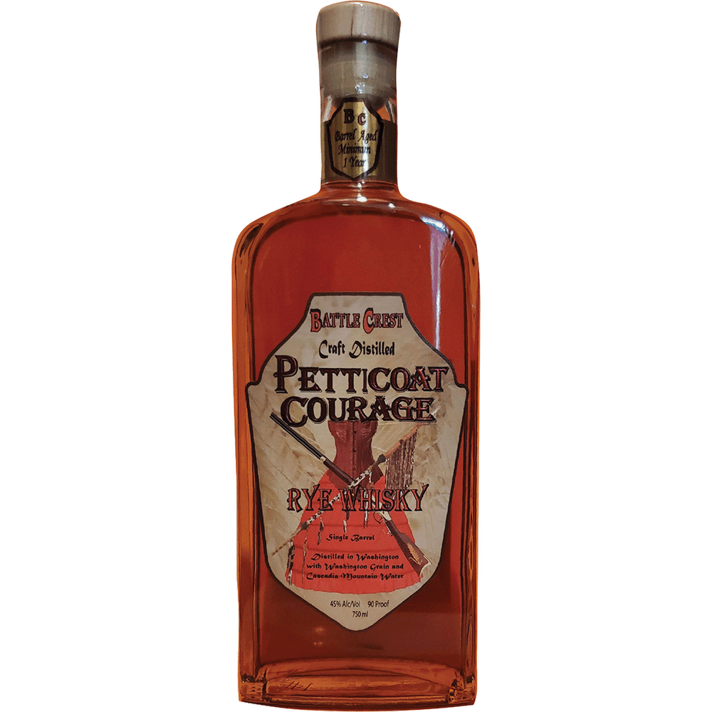 Battle Crest Petticoat Courage Rye Whiskey