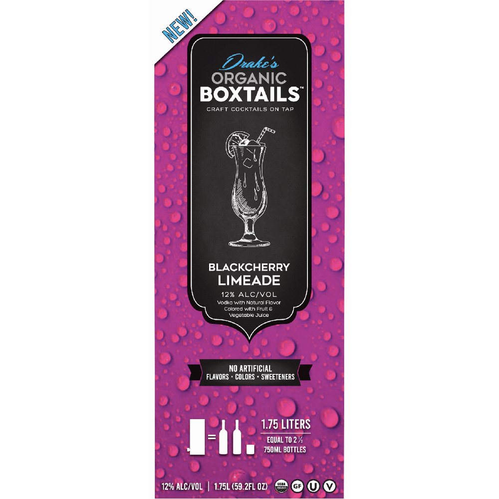 Drake's Organic Boxtails Blackcherry Limeade | Total Wine & More