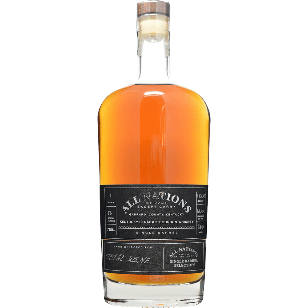 All Nations Single Barrel Bourbon 13 Year Barrel Select