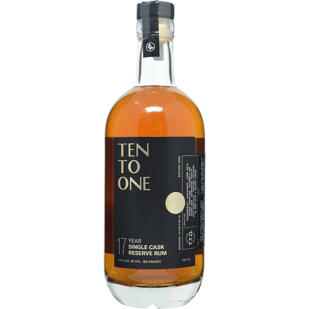 Ten To One 17 Year Single Cask Reserve Rum