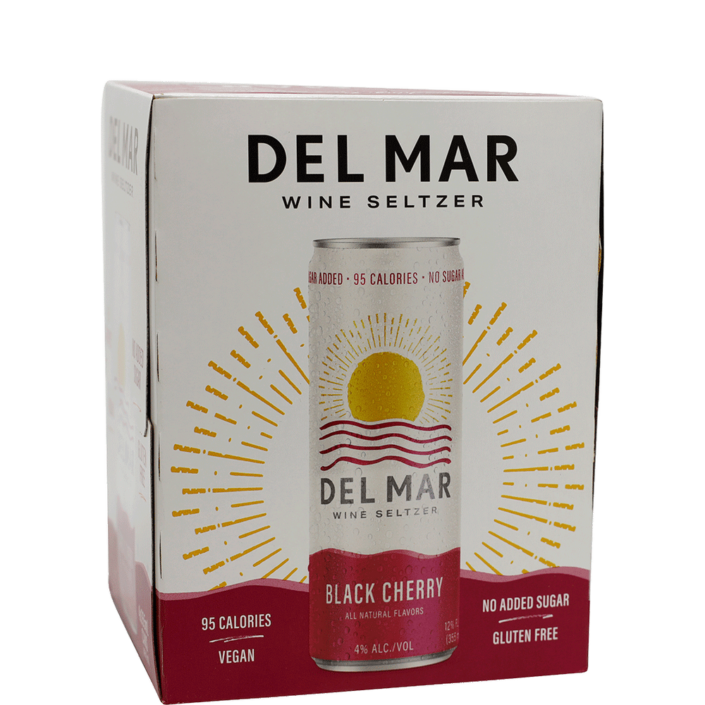 Del Mar Black Cherry Hard Seltzer