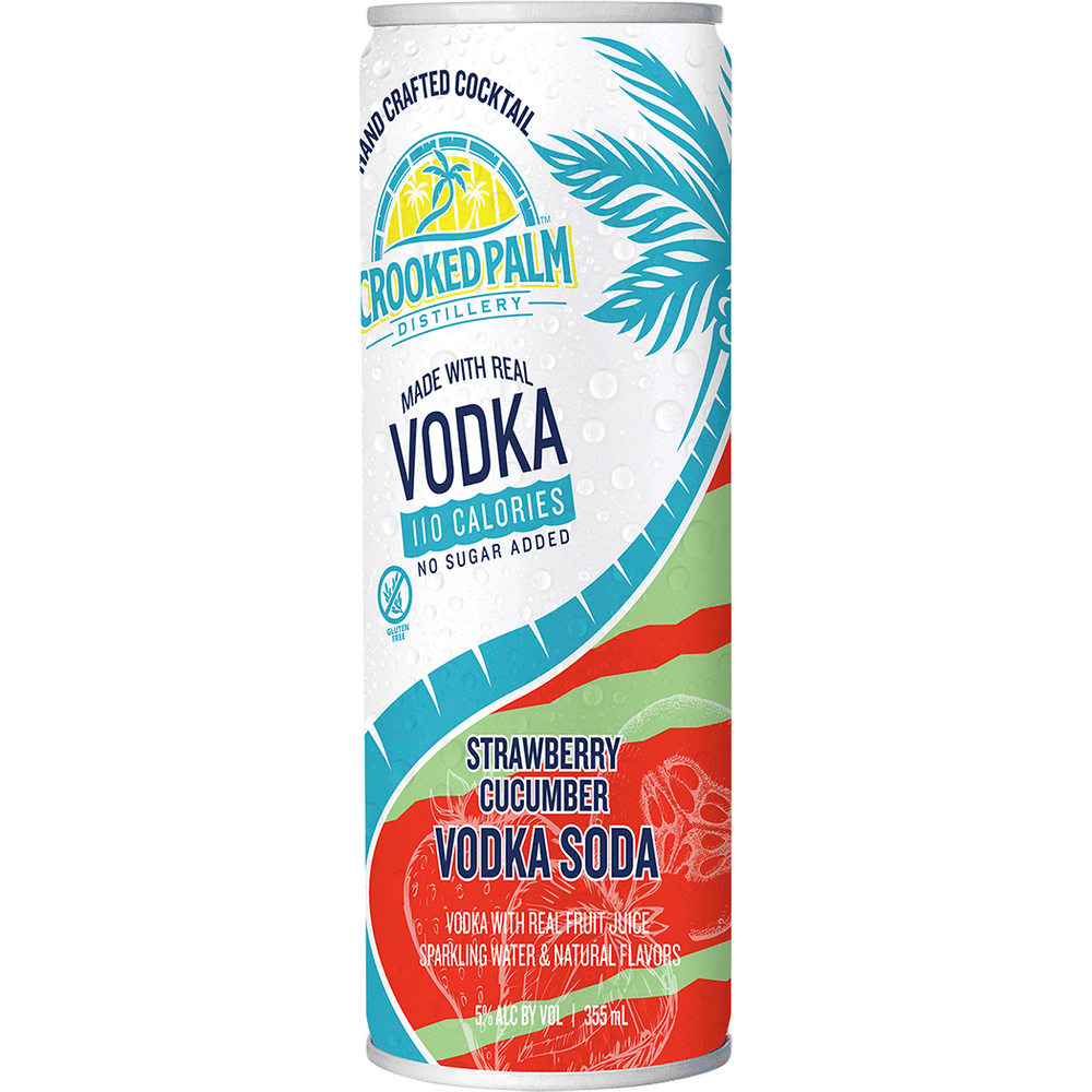 Crooked Palm Strwbry Cucumber Vodka Soda