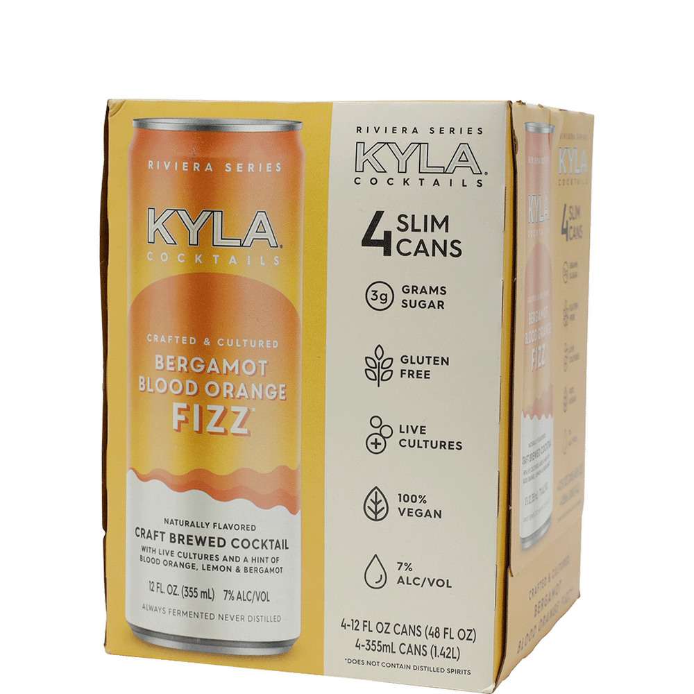 KYLA Riviera Cocktail Series Bergamot Blood Orange Fizz