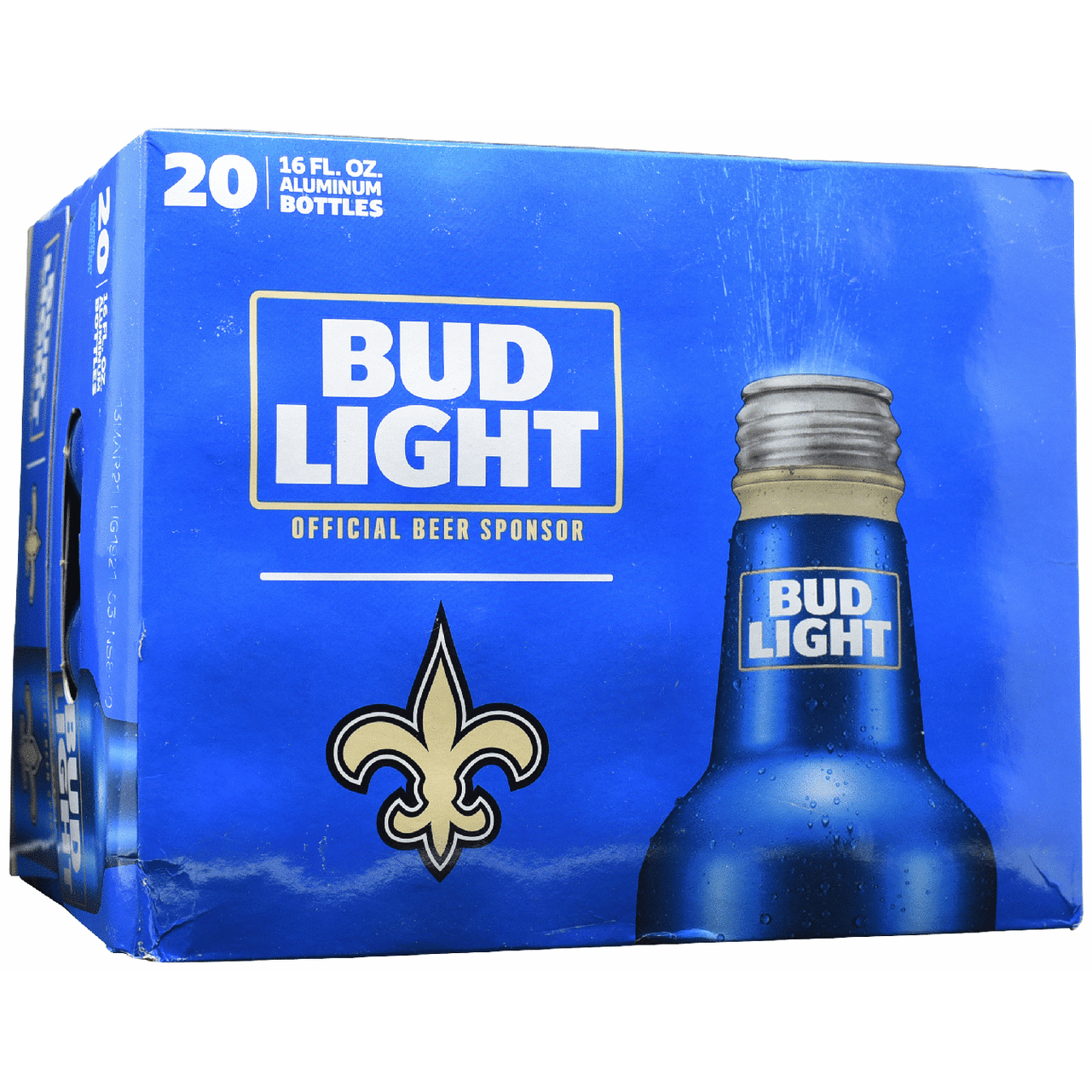 Bud Light Saints Alum Bottle