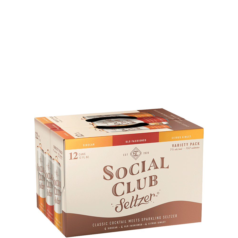 Social Club Seltzer Variety Pack