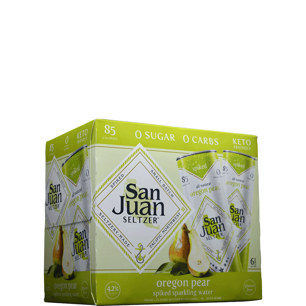 San Juan Oregon Pear Hard Seltzer