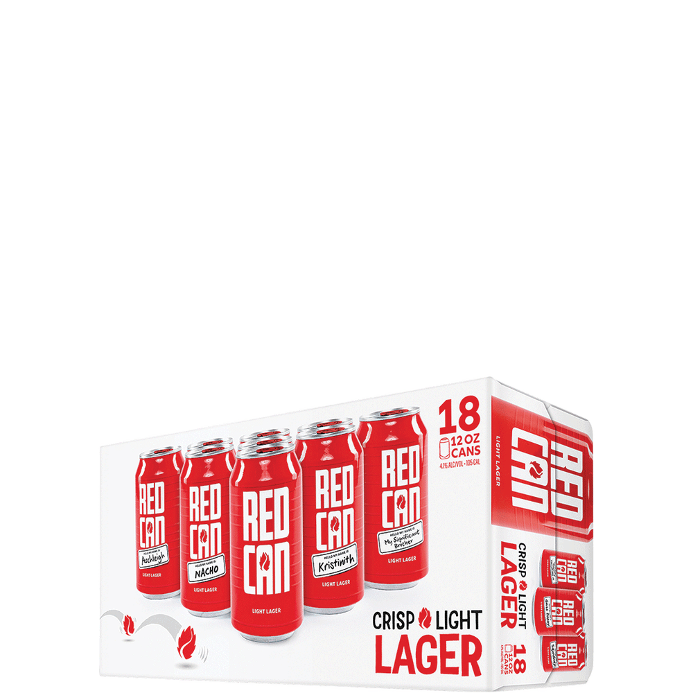 Hop Valley Red Can Light Lager