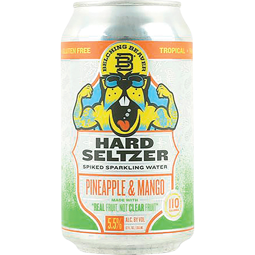 Belching Beaver Pineapple & Mango Hard Seltzer