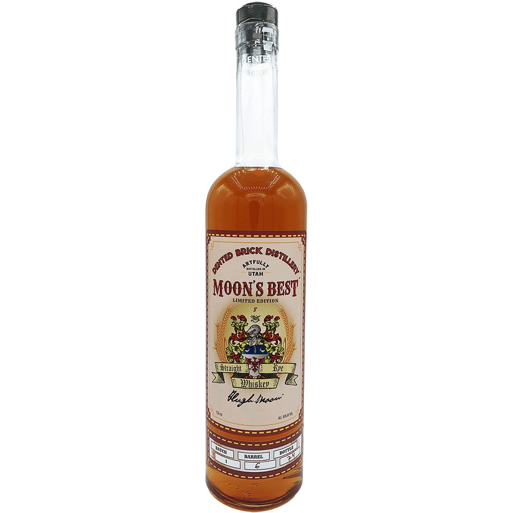 Dented Brick Moon's Best Straight Rye Whiskey