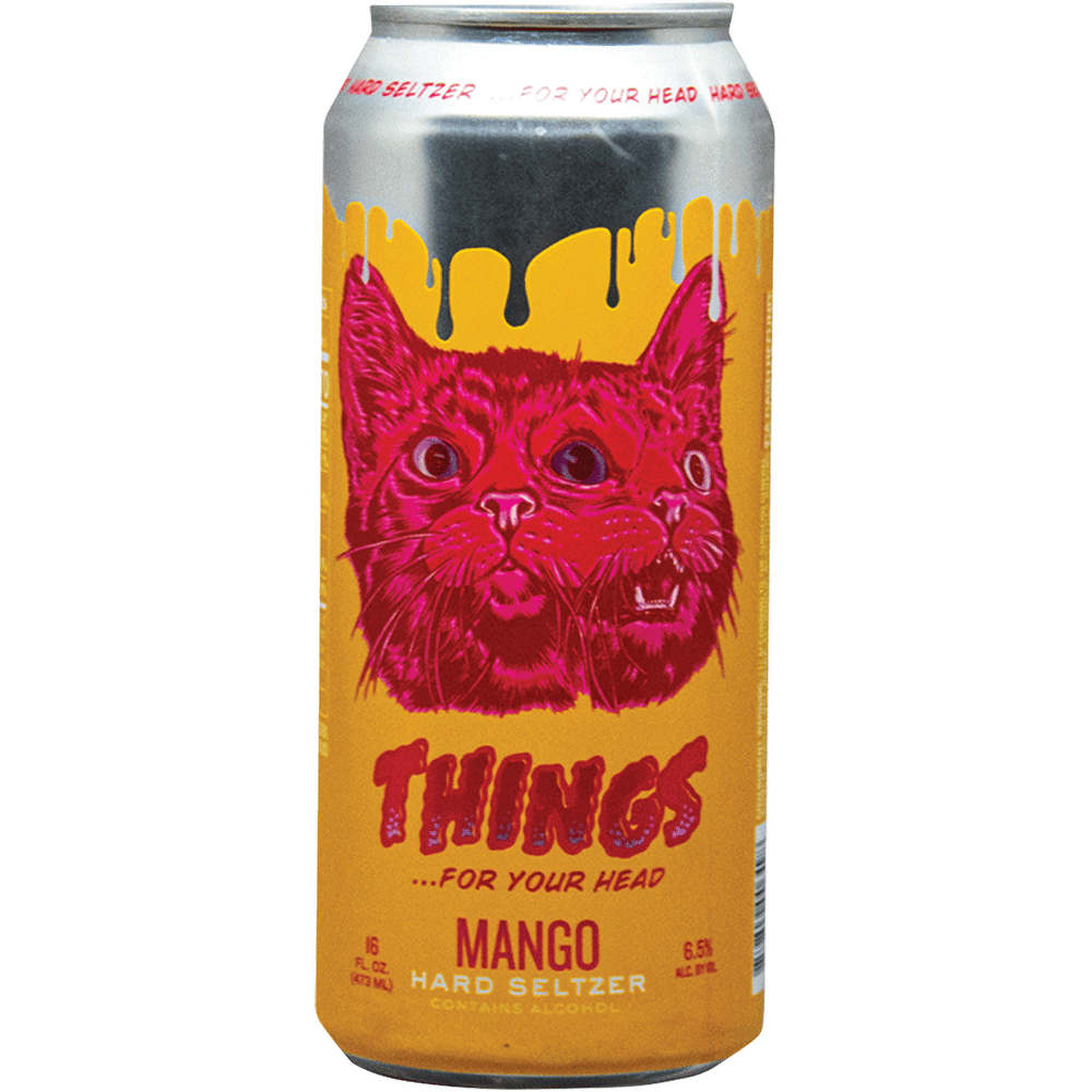 Things for Your Head Mango Hard Seltzer