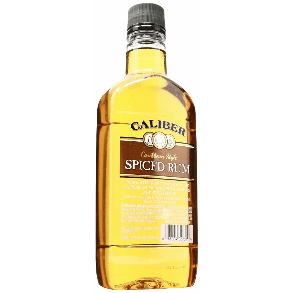 Caliber Caribbean Spiced Rum Plastic