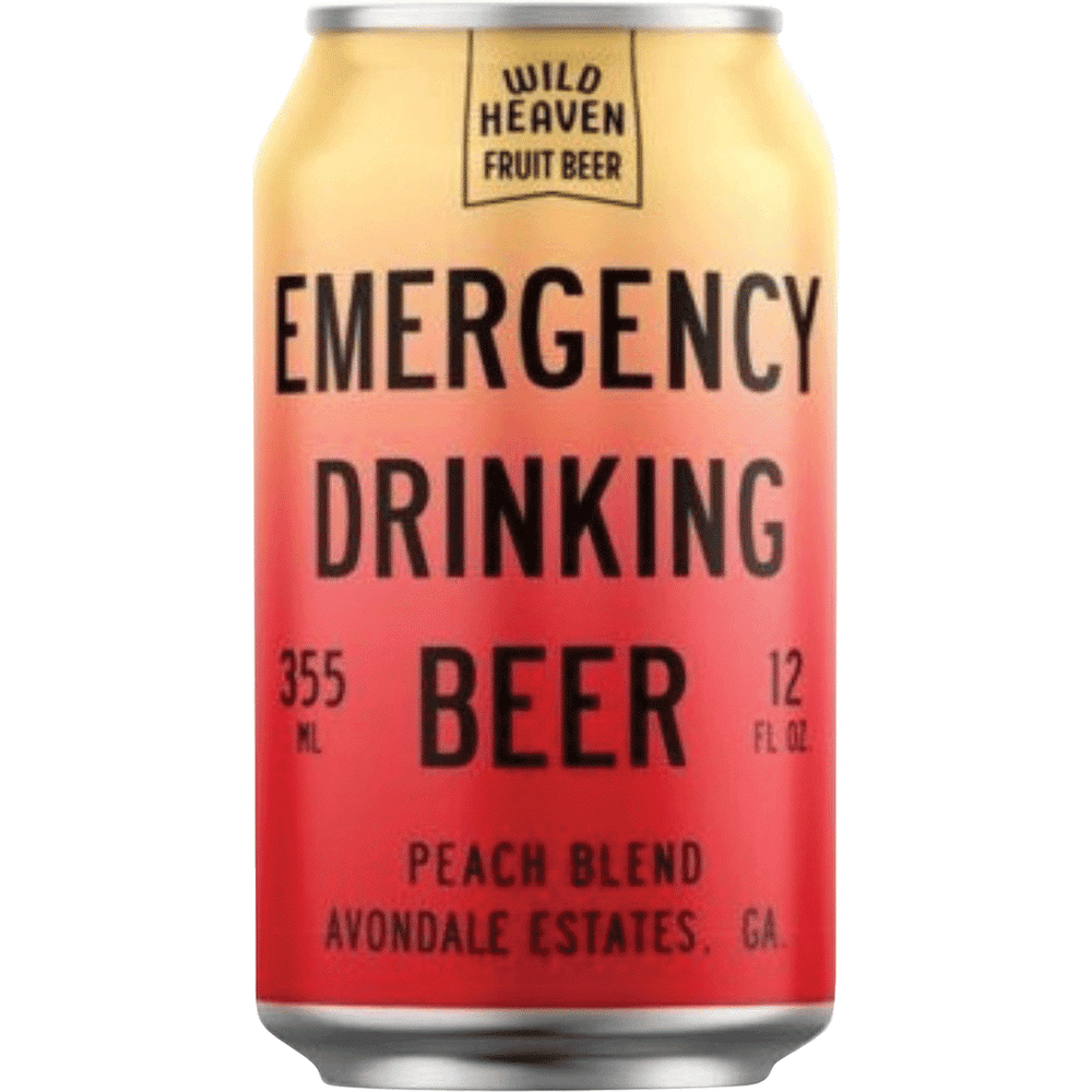 Wild Heaven Emergency Drinking Beer Peach