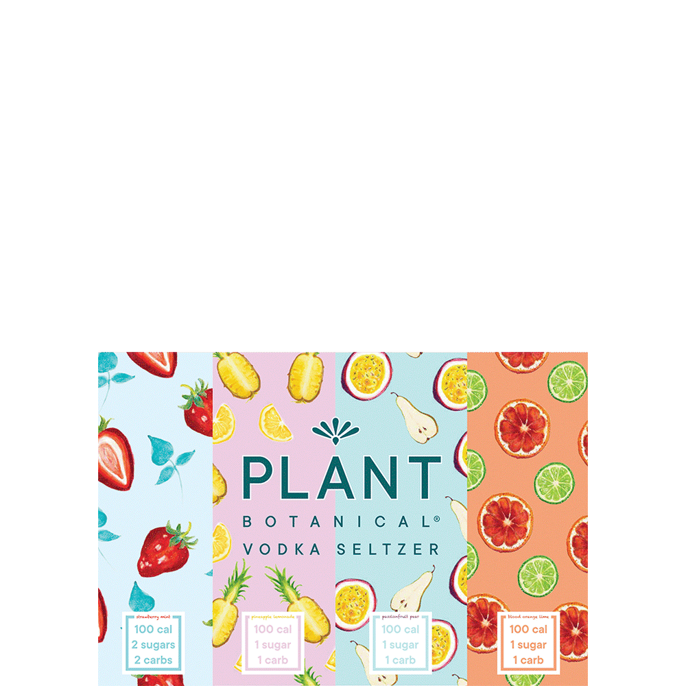 Plant Botanical Vodka Seltzer Variety Pack