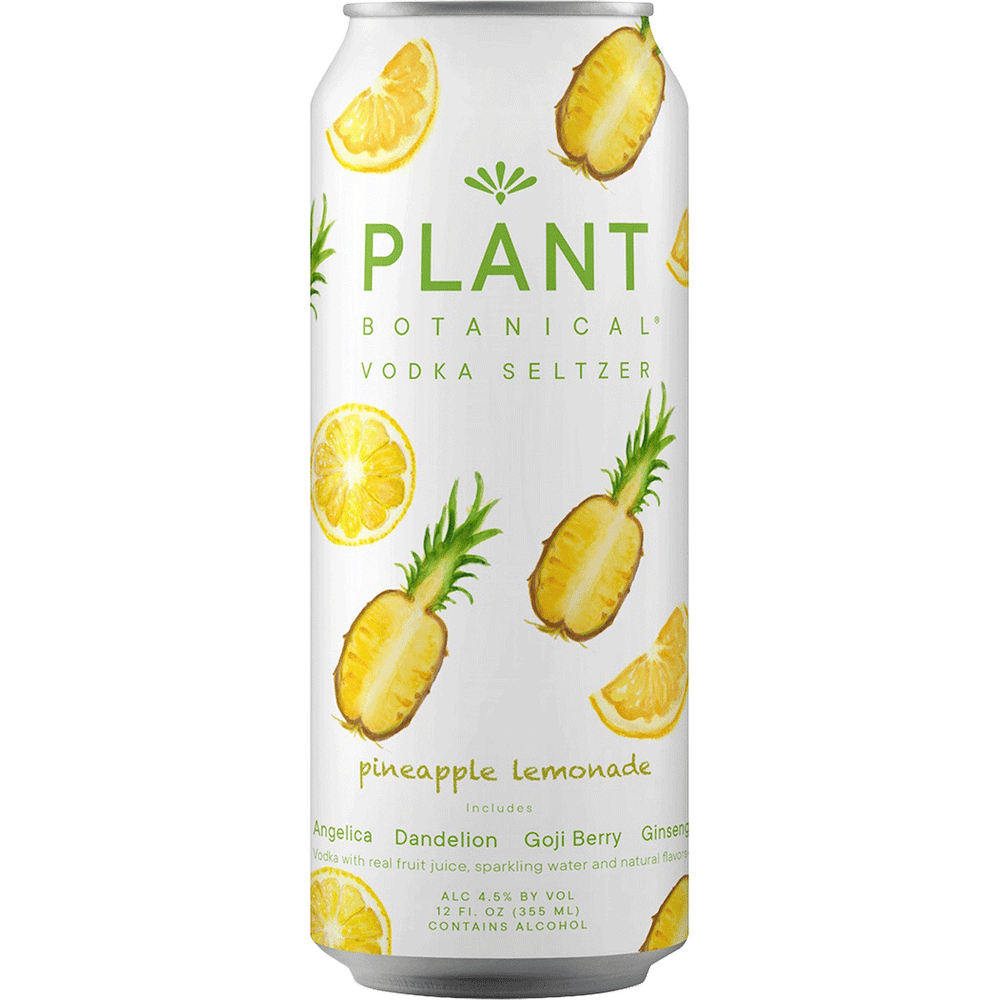 Plant Botanical Pineapple Lemonade Vodka Seltzer