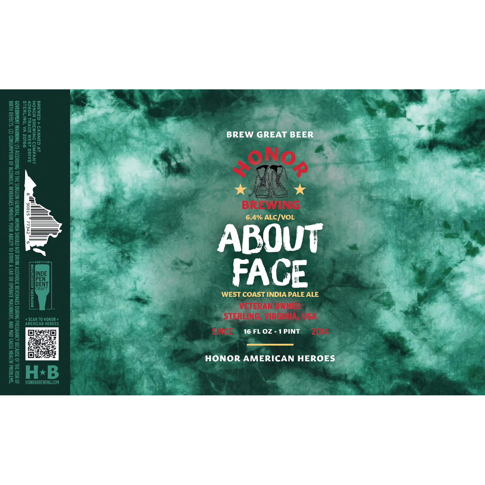 Honor About Face Hazy Pale Ale