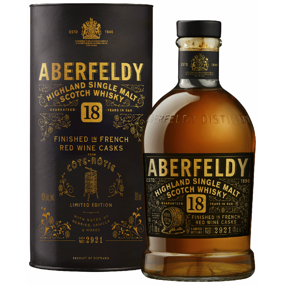 Aberfeldy 18 Year Cote Rotie Cask Limited Edition Scotch Whisky