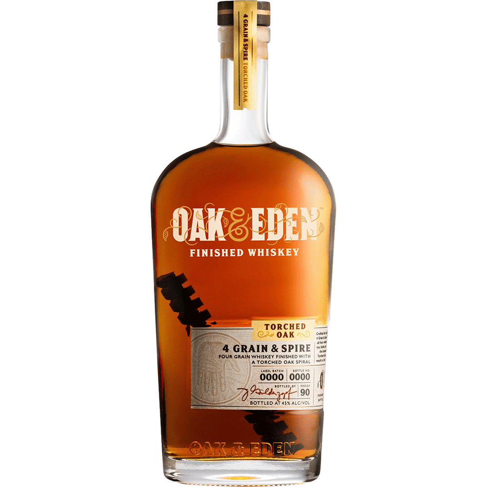 Oak & Eden Torched Oak 4 Grain & Spire Whiskey