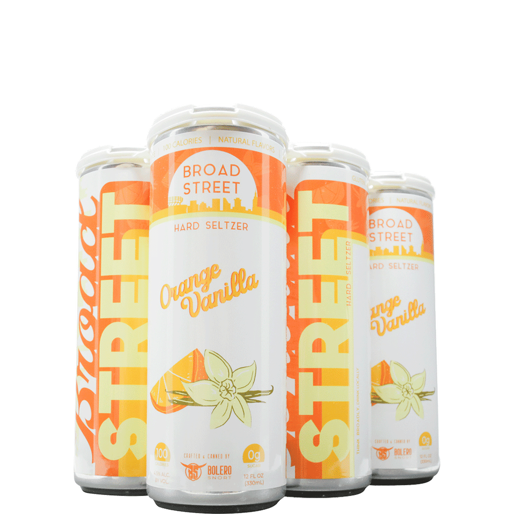 Broad Street Orange Vanilla Hard Seltzer