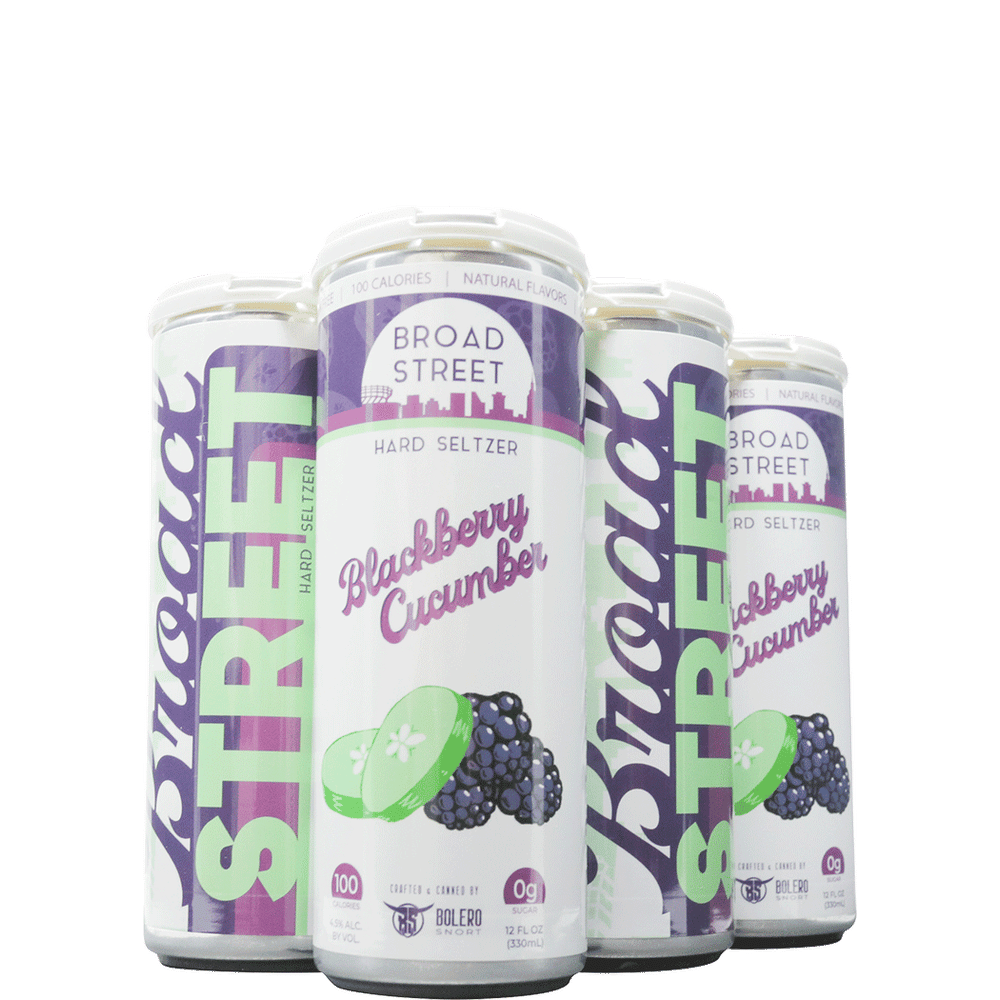 Broad Street Blackberry Cucumber Hard Seltzer