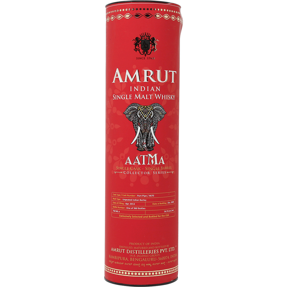 Amrut Aatma 7 Year Unpeated Port Pipe Single Malt