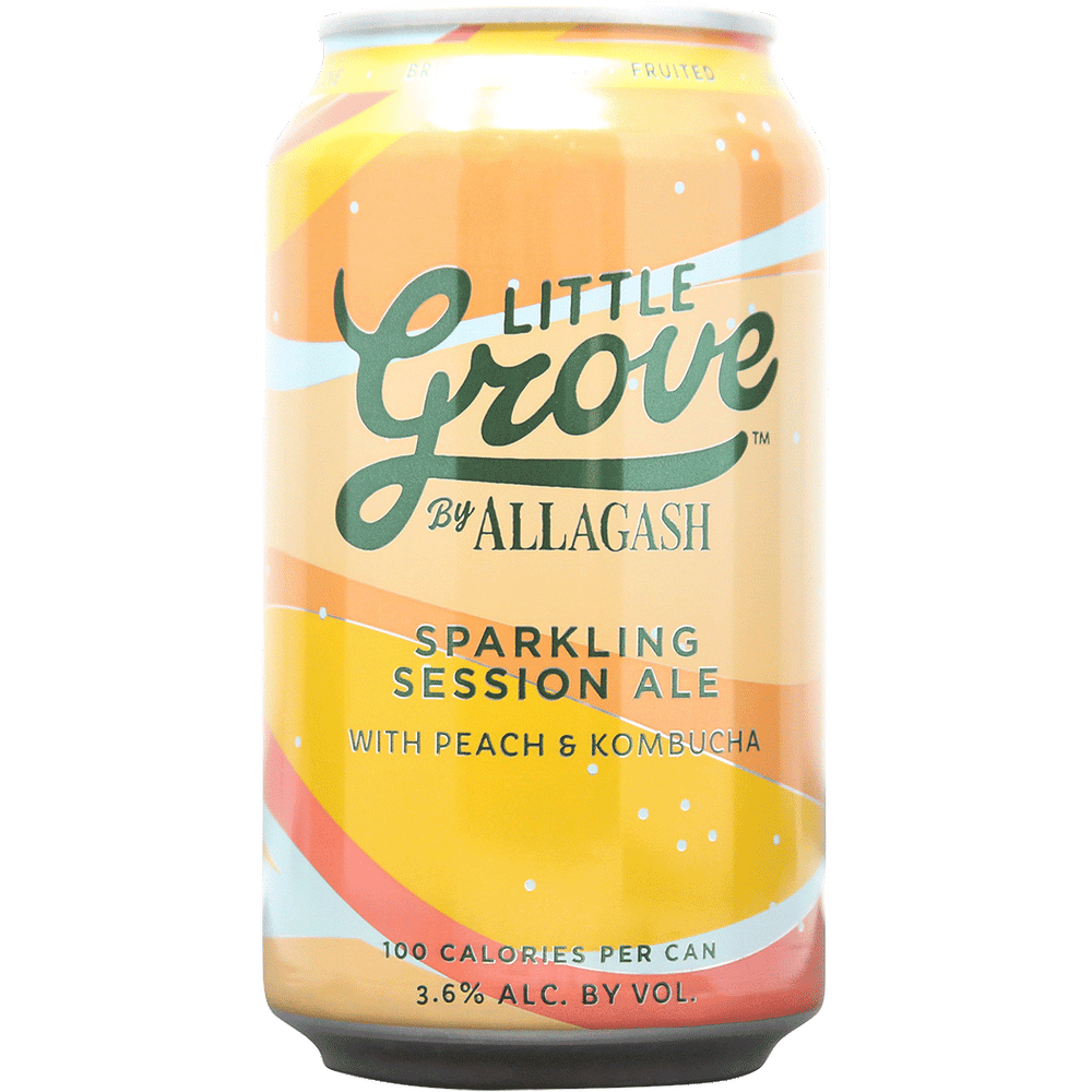 Allagash Little Grove Peach Kombucha