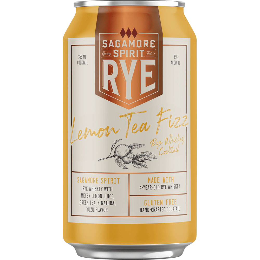 Sagamore Spirit Lemon Tea Fizz Rye Whiskey Cocktail