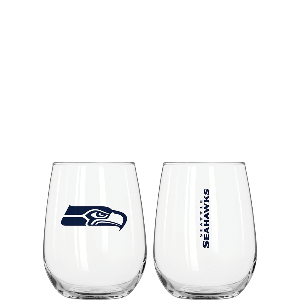 Seattle Seahawks - 16oz Stemless Wine Glass