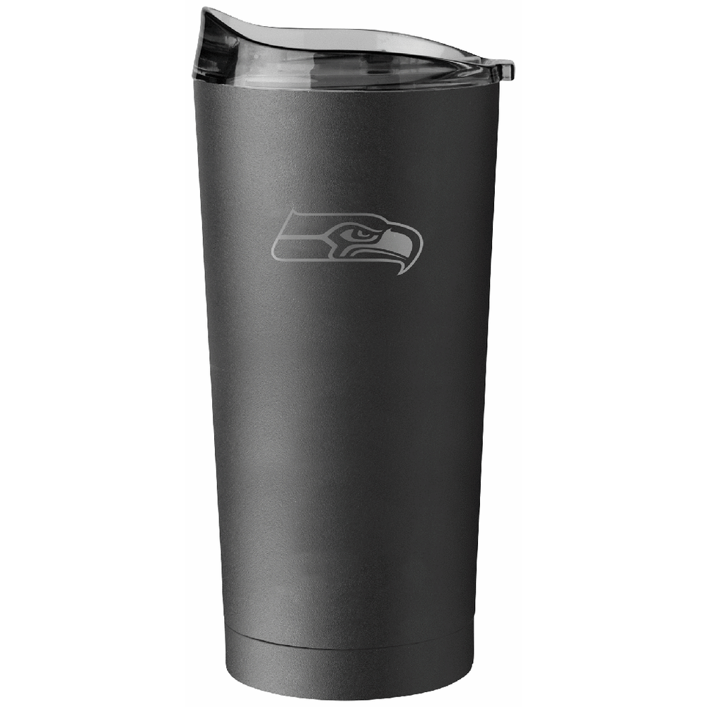 Seattle Seahawks - 20oz Etch Black Tumbler
