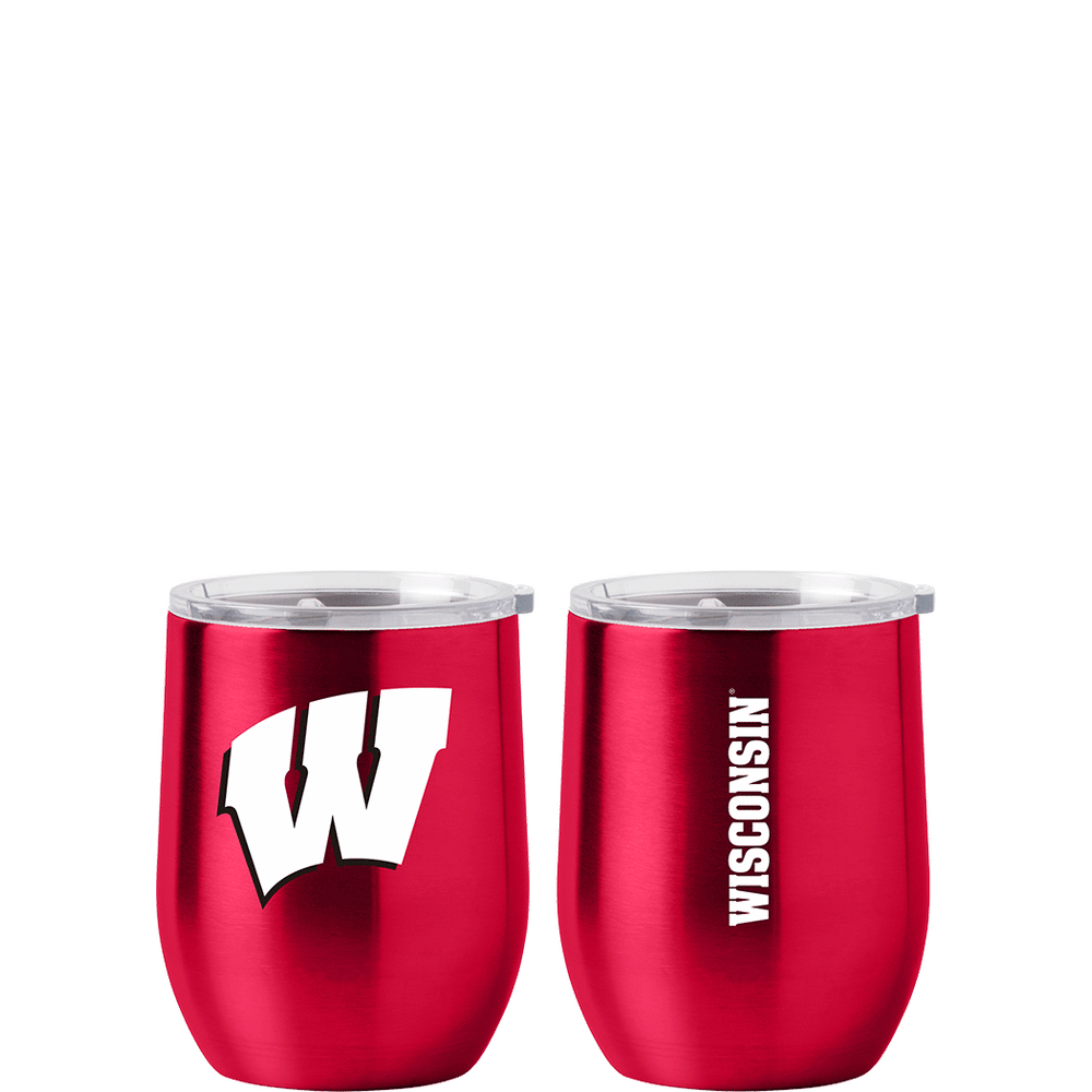 University of Wisconsin - 16oz Stainless Stemless Wine Glass