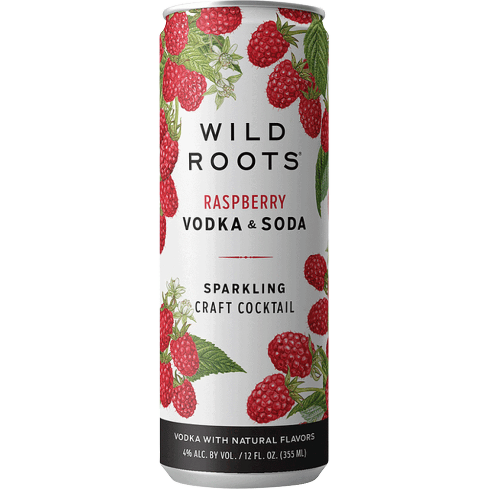 Wild Roots Raspberry Vodka Soda