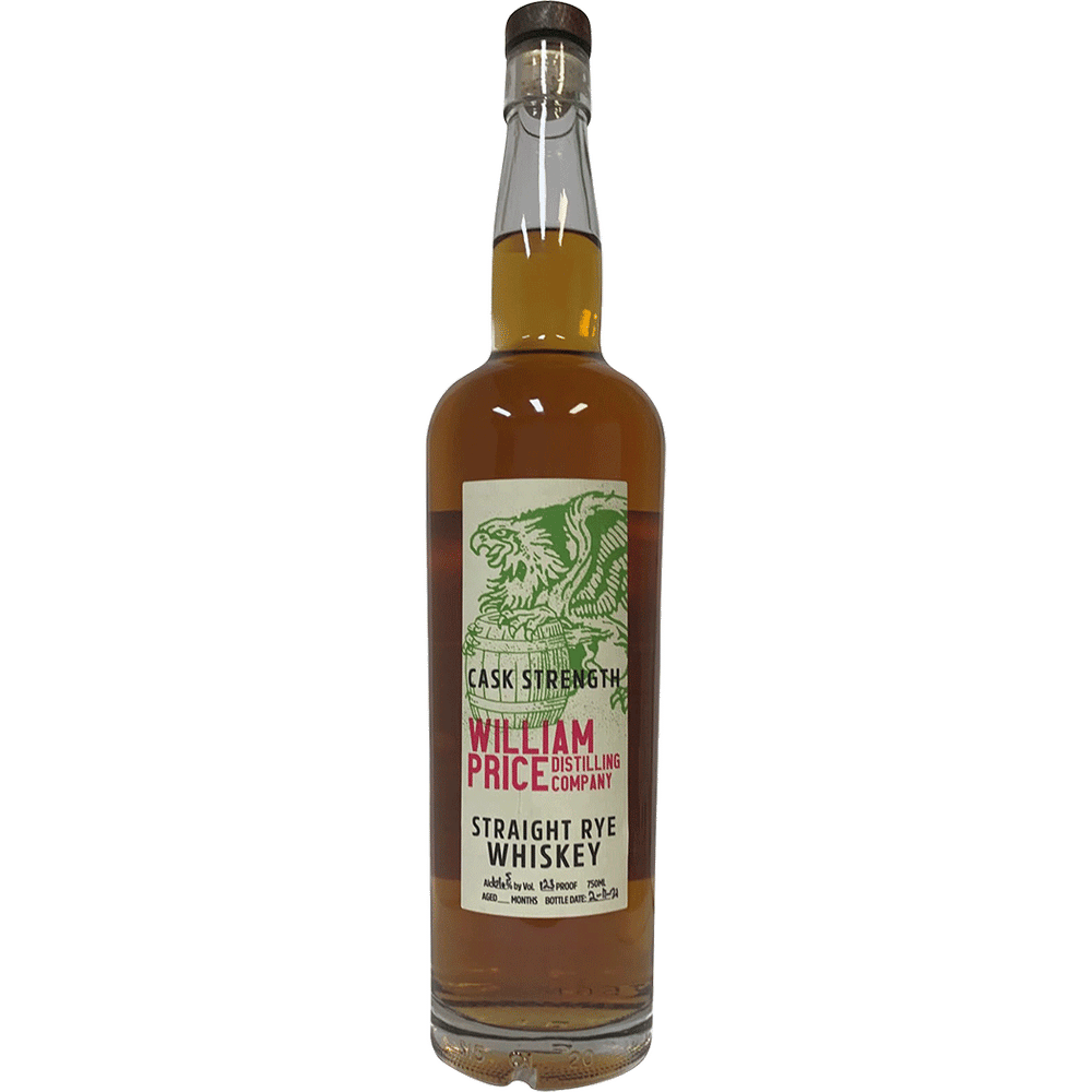 William Price Cask Strength Straight Rye Whiskey