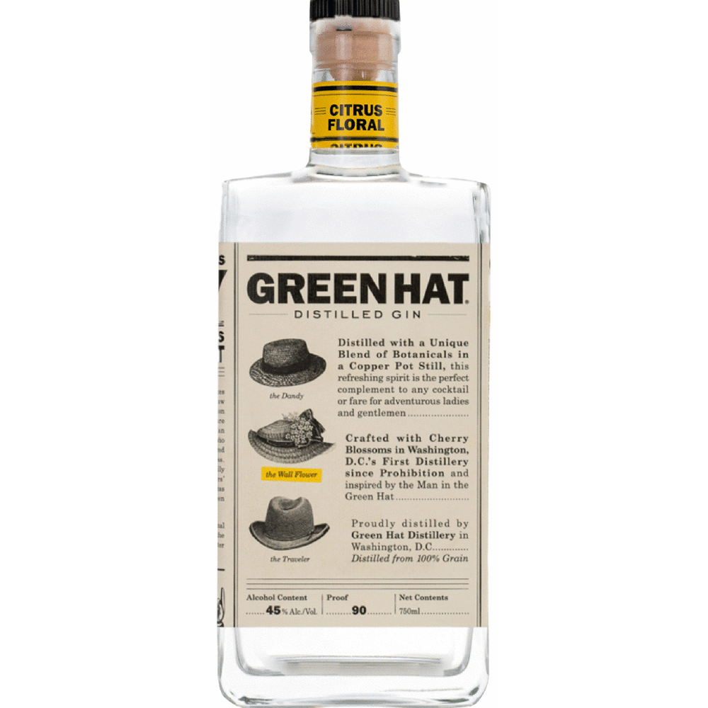 Green Hat Citrus Floral Gin | Total Wine & More