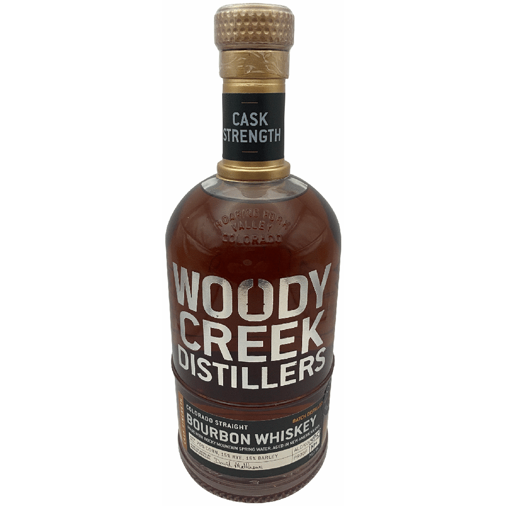 Woody Creek Distillers Cask Strength Colorado Straight Bourbon