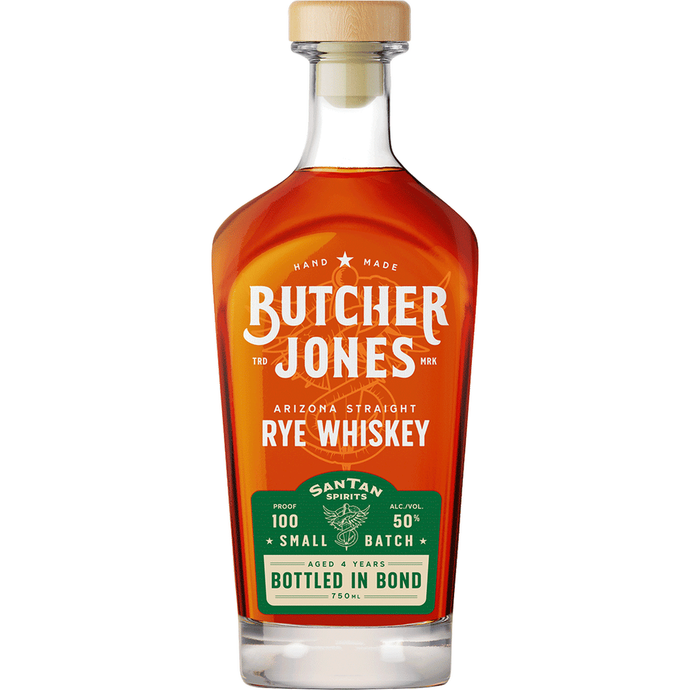 SanTan Butcher Jones Arizona Straight Rye Whiskey Bottled In Bond