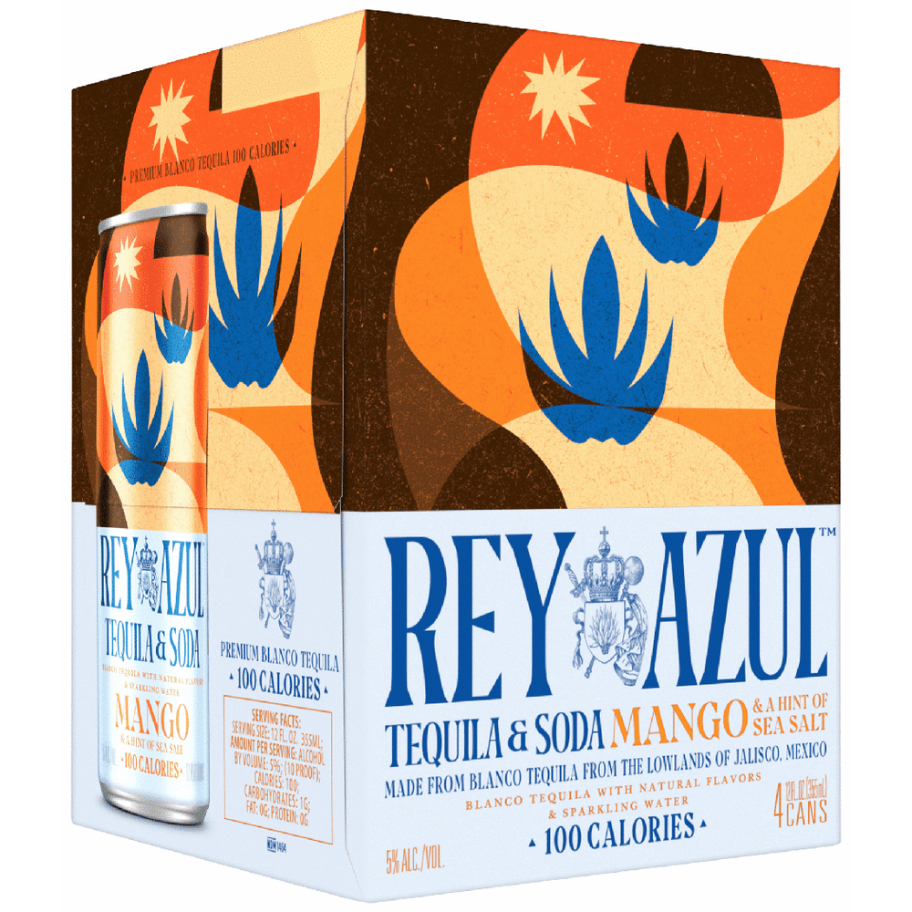 Rey Azul Mango & Sea Salt Tequila Soda
