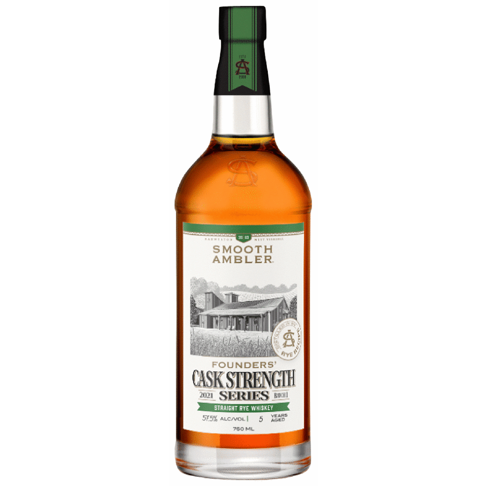 Smooth Ambler Founders Cask Strength Rye Whiskey