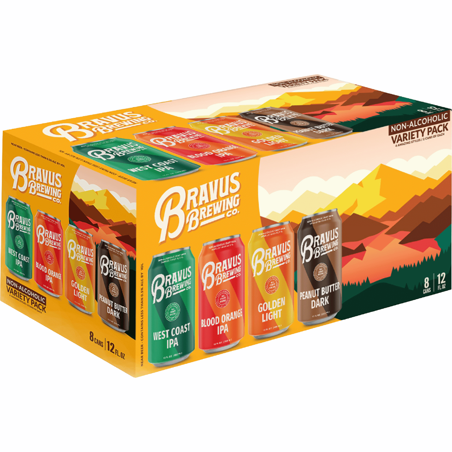 Bravus Non-Alcoholic Beer Variety Pack