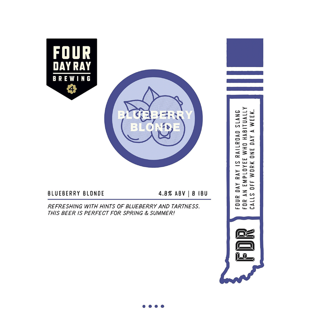 Four Day Ray Blueberry Blonde Ale