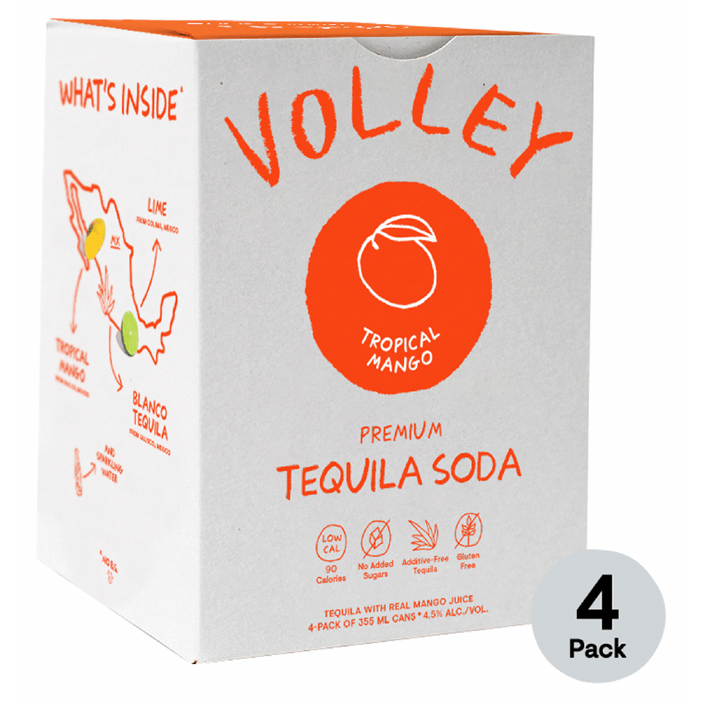 Volley Tropical Mango Seltzer
