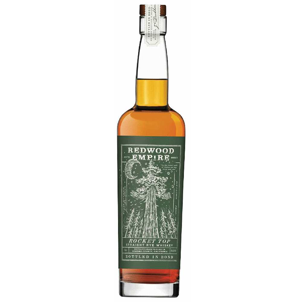 Redwood Empire Rocket Top Bottled-in-Bond Straight Rye Whiskey