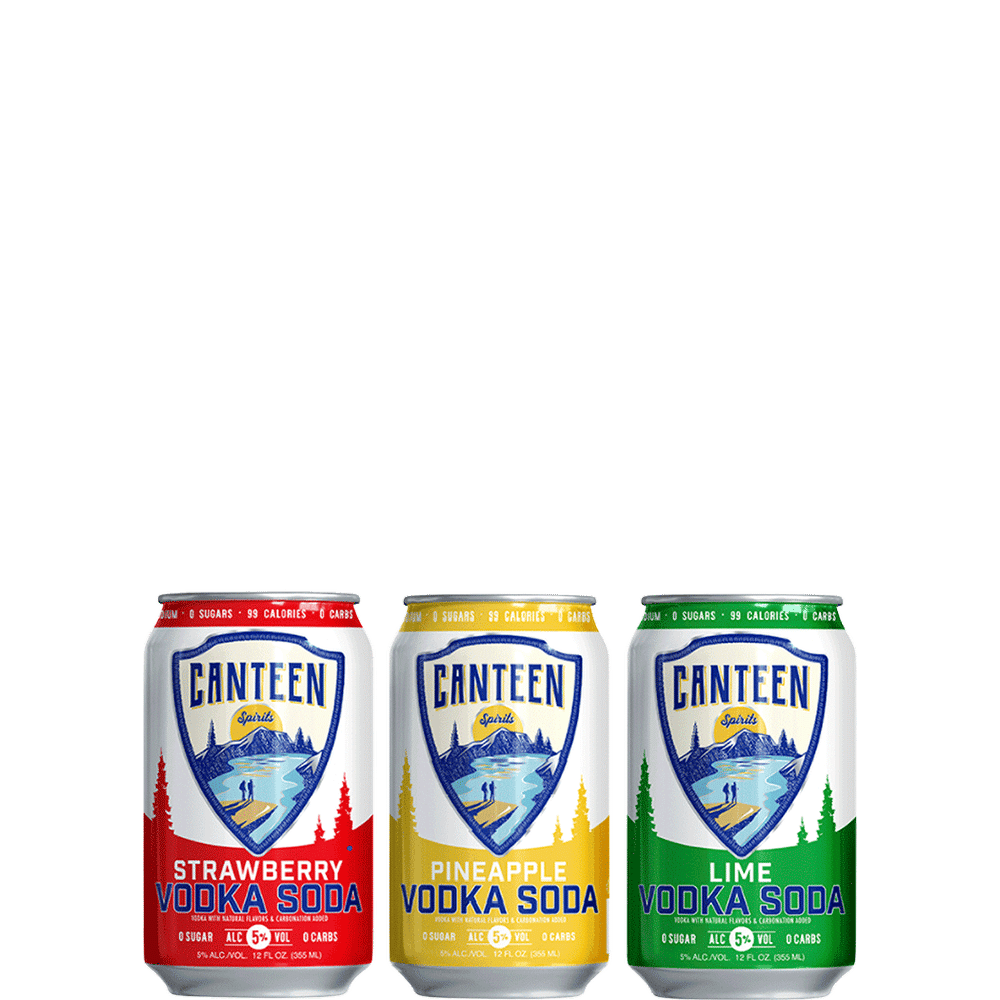 Canteen Variety Pack Tropical Vodka Soda