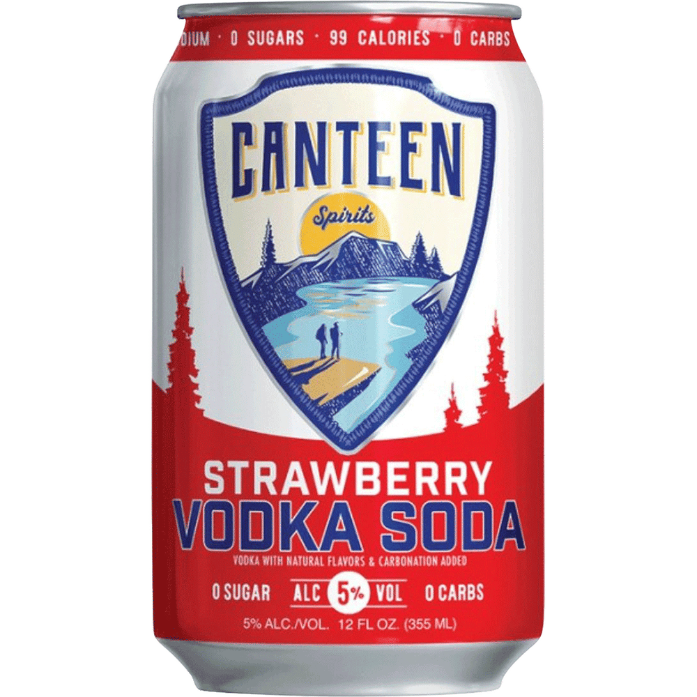 Canteen Strawberry Vodka Soda