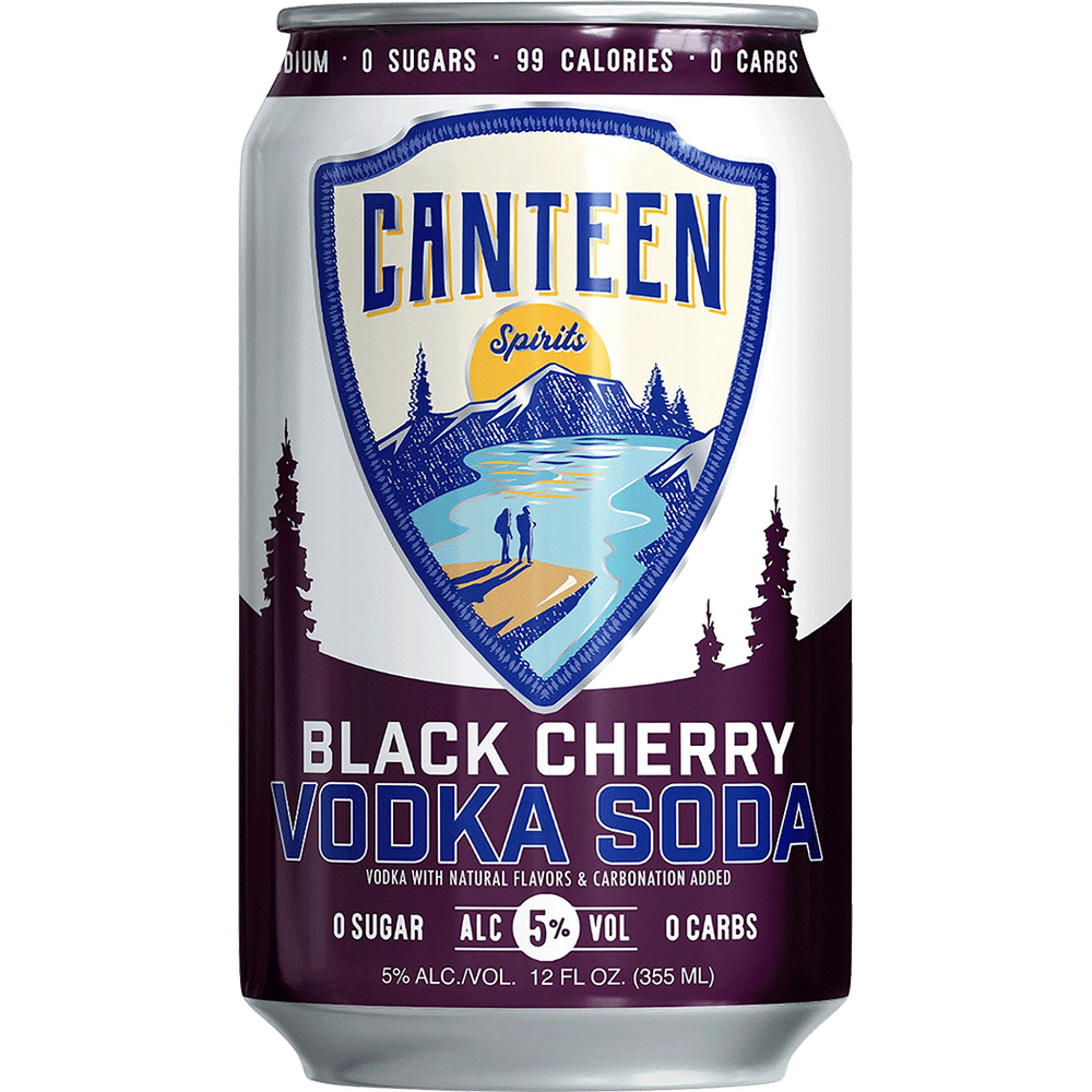 Canteen Black Cherry Vodka Soda