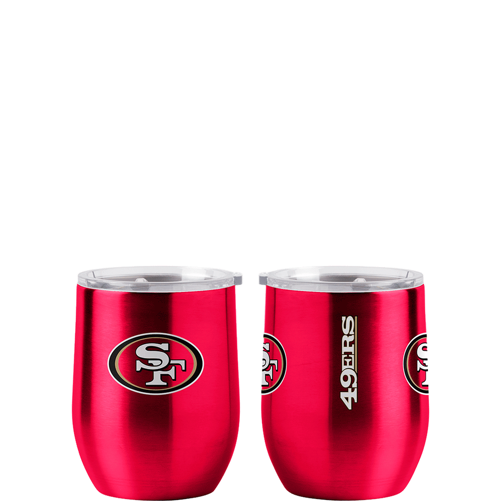 San Francisco 49ers 16oz Gameday Stainless Curved Beverage
