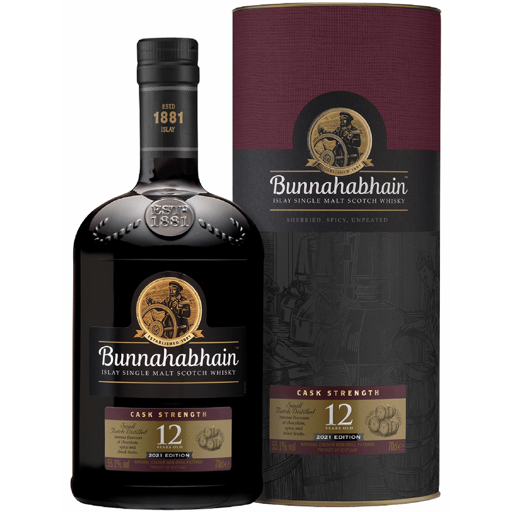 ウイスキー Bunnahabhain [hamy2019 ! ] Bunnahabhain 12 Year Cask Strength Single Malt Scotch