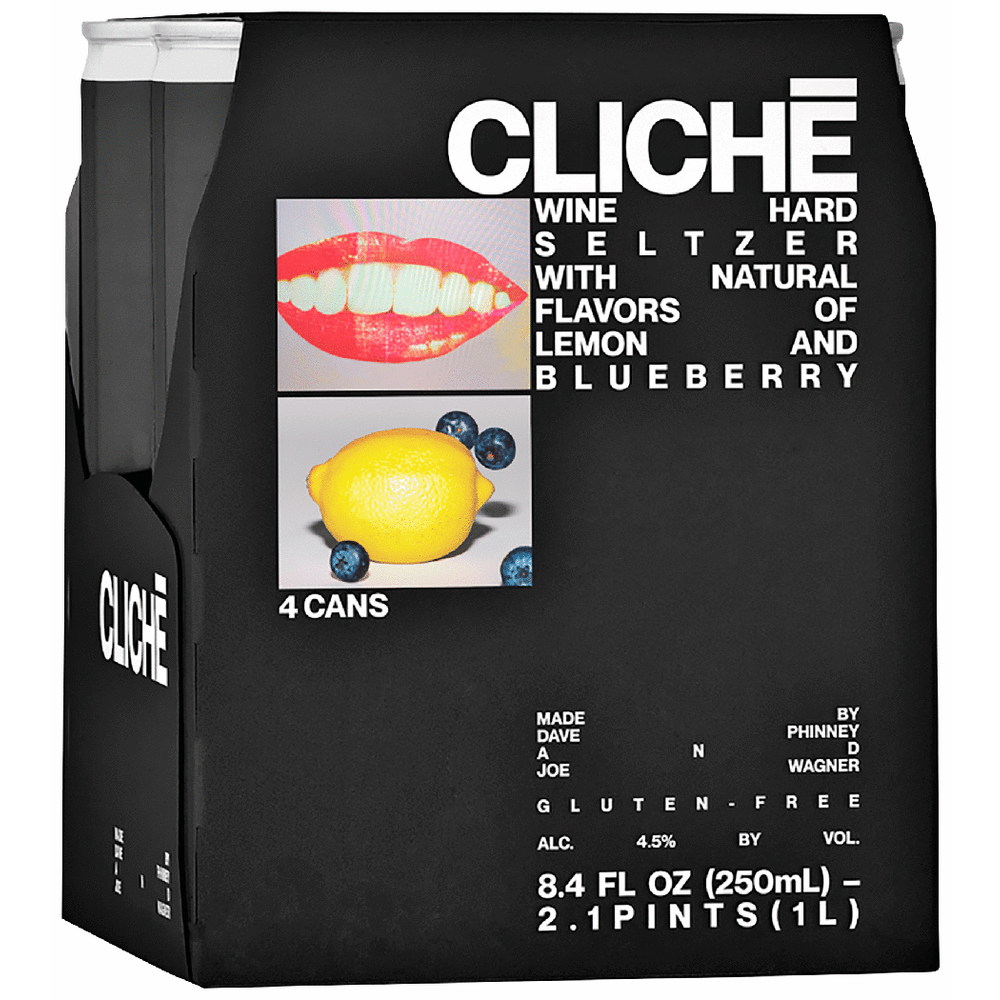 Cliche Lemon Blueberry Wine Hard Seltzer